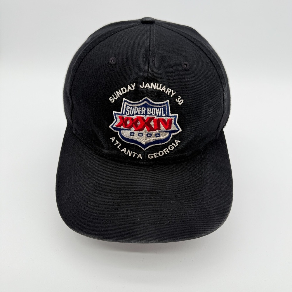Vintage Logo 7 NFL Super Bowl XXXIV 2000 Atlanta Georgia Youth Snapback Hat